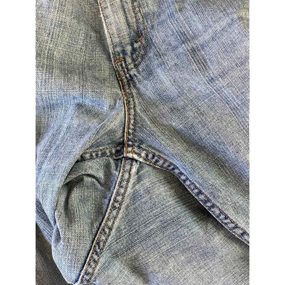 Levi’s 569 Men’s 36/34 distressed medium blue - Picture 8 of 14